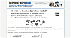 Desktop Screenshot of alternator-parts.com